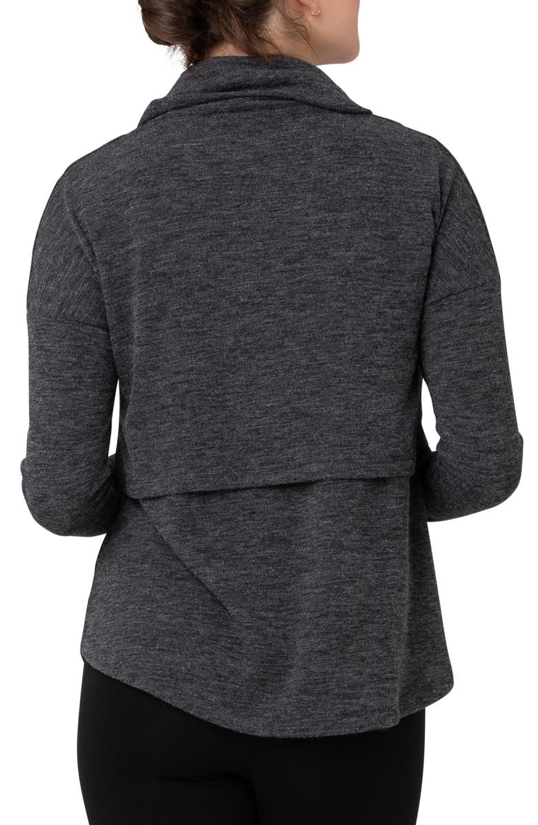 Ripe Maternity Cameron Turtleneck Long Sleeve Maternity/Nursing Top, Alternate, color, 