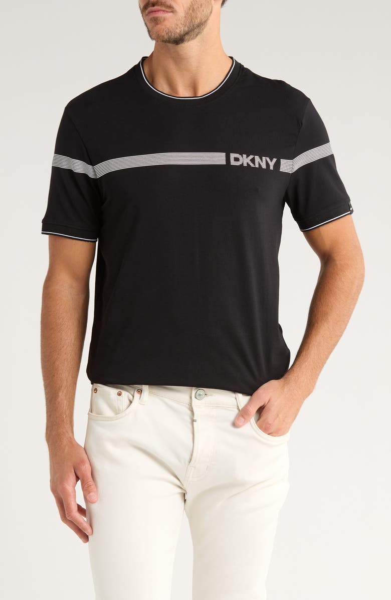 DKNY SPORTSWEAR Kosmo Graphic T-Shirt, Main, color, Black