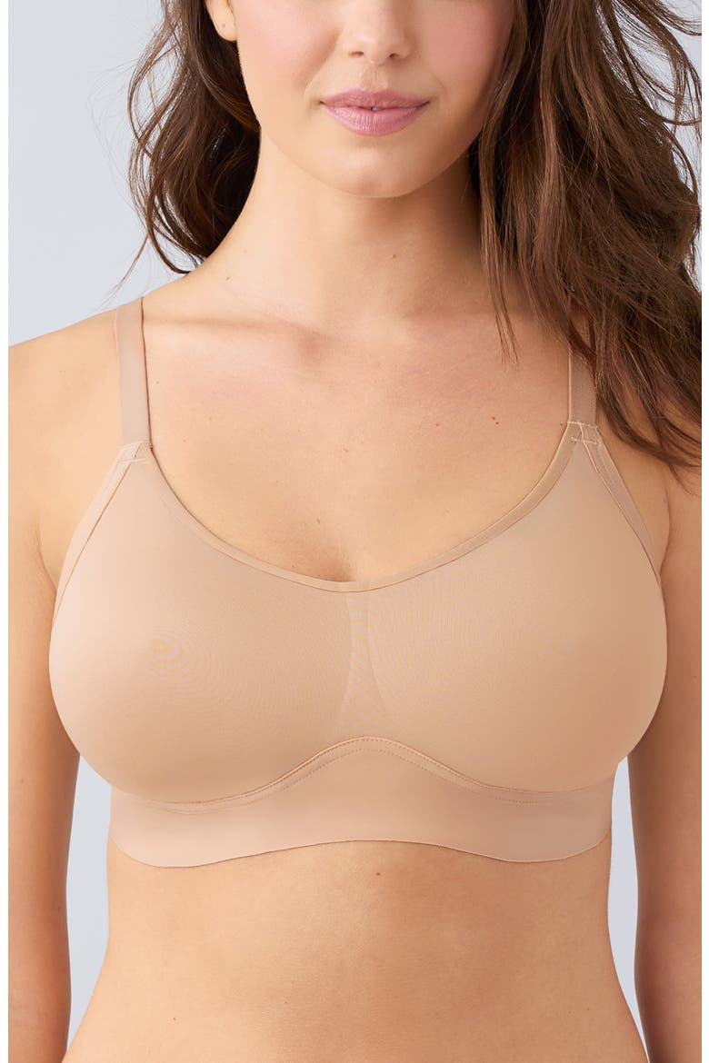 Lounge Easy Like Sunday Wire Free T-Shirt Bra, Main, color, PRALINE