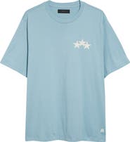 AMIRI 3-Star Appliqué Cotton T-Shirt