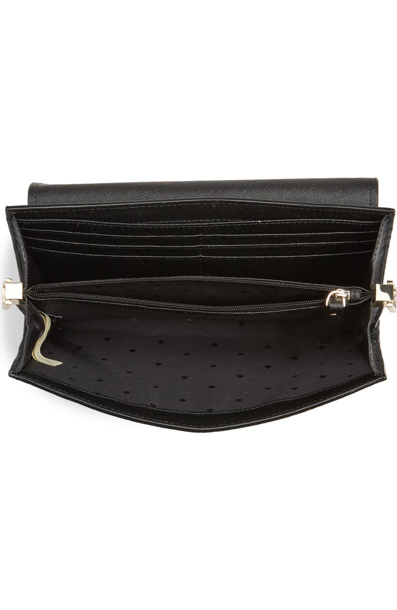 Kate Spade New York make it mine - camila leather clutch, Alternate, color,