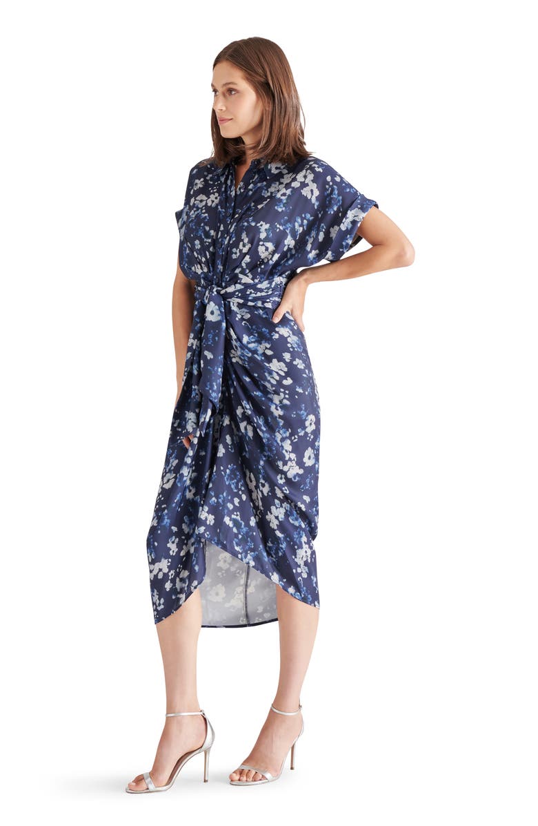 Steve Madden Tori Floral Print Shirtdress, Alternate, color, 