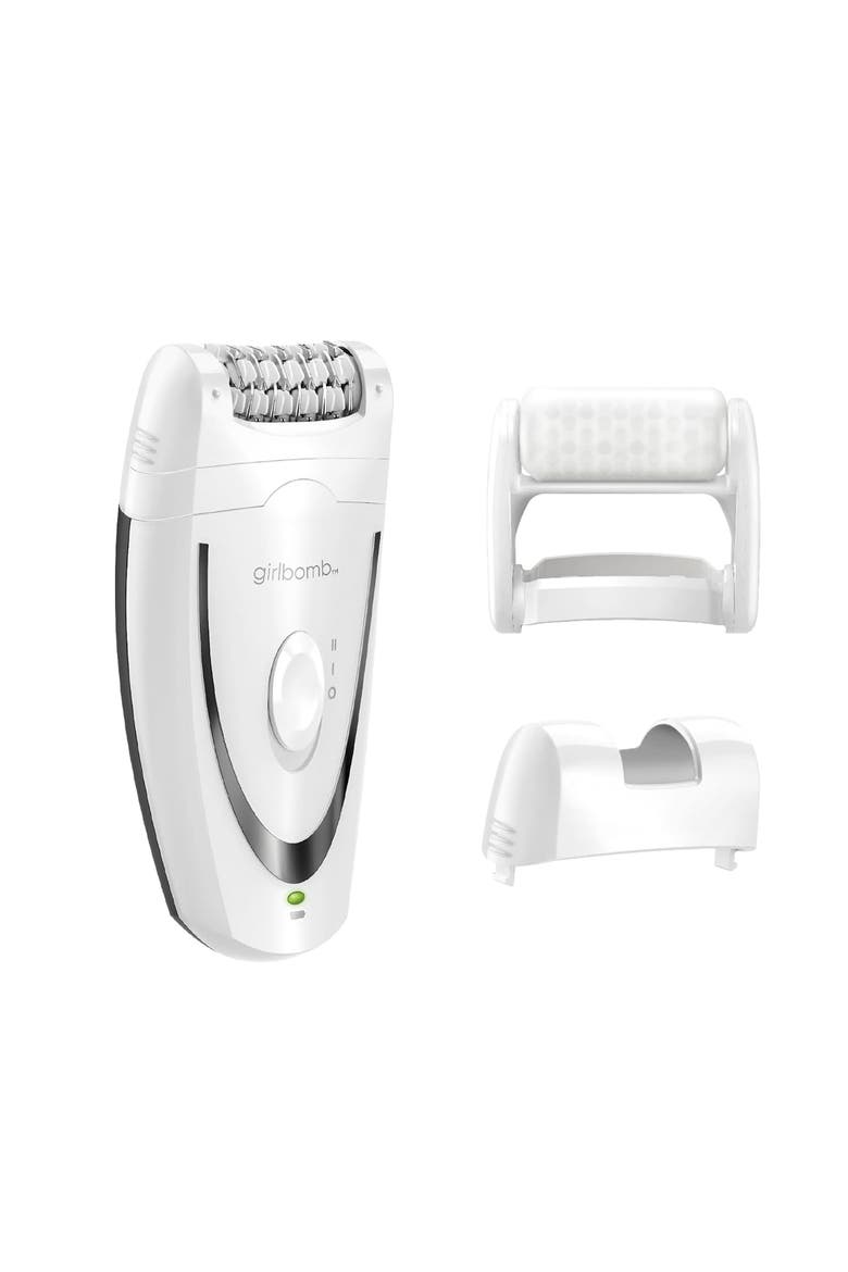 Girlbomb Rechargeable Epilator, Alternate, color, Black