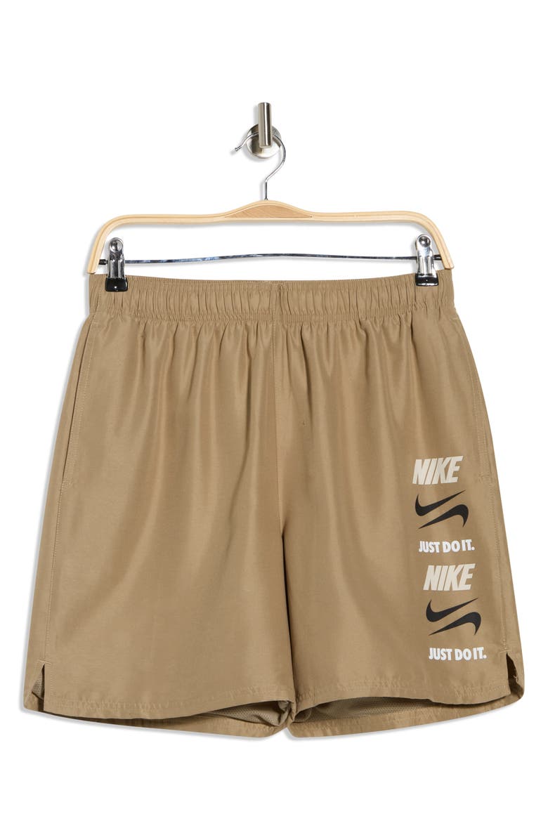 Nike 7-Inch Volley Swim Shorts, Main, color, Khaki