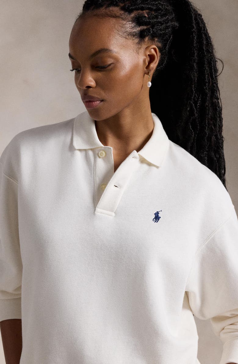 Polo Ralph Lauren Arctic Fleece Polo Sweatshirt, Alternate, color, 