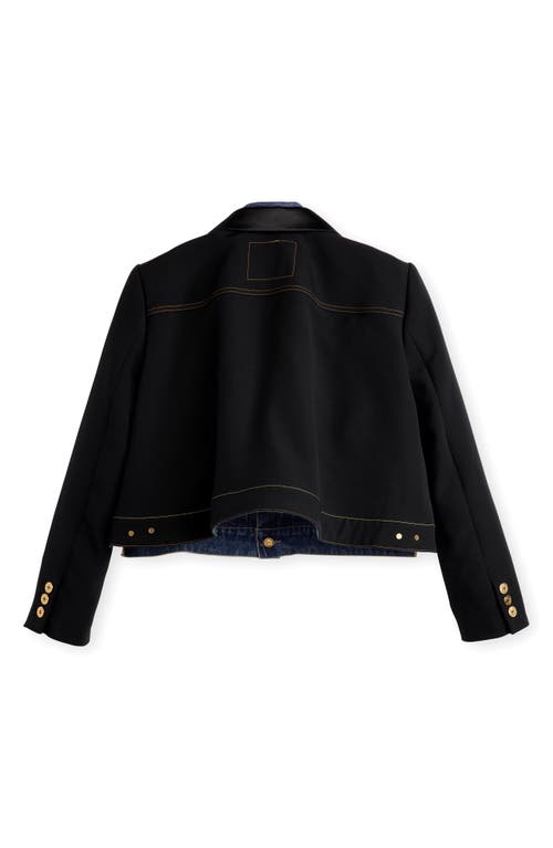 Sacai Gender Inclusive Levi's® Denim X Matelassé Twill Jacket In Blue
