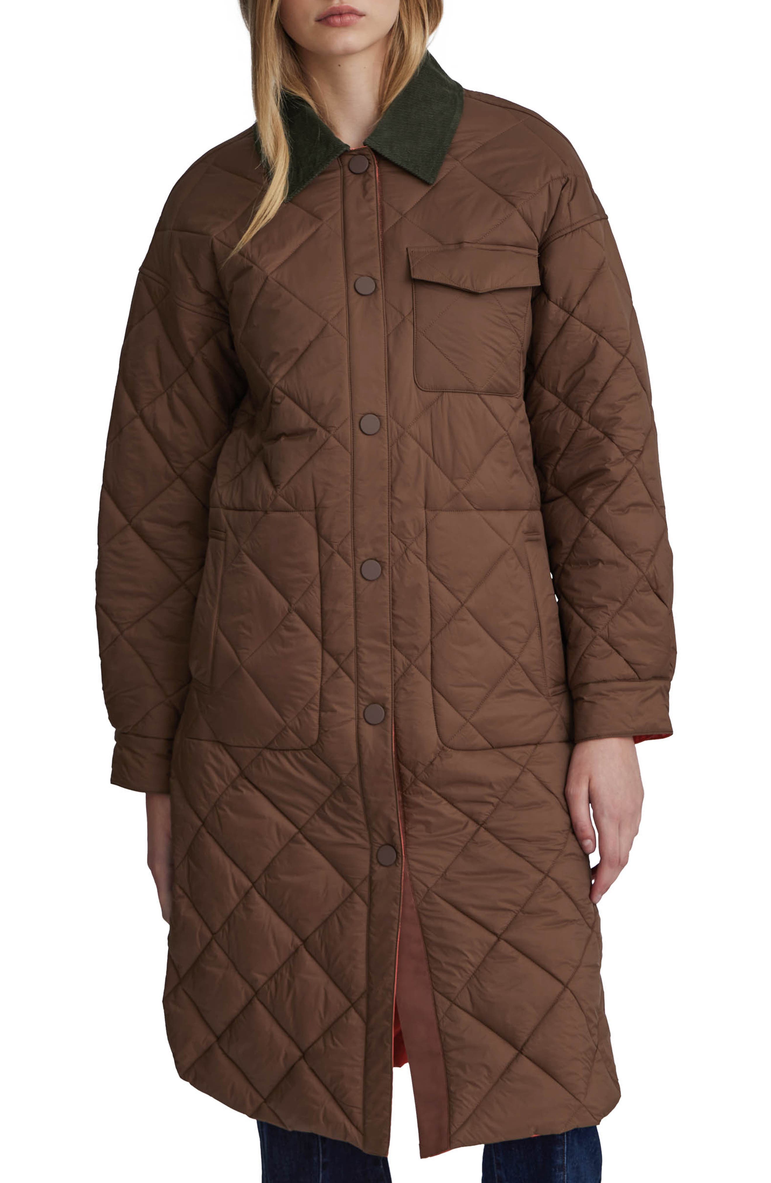 NVLT Semi Cire Reversible Longline Shacket