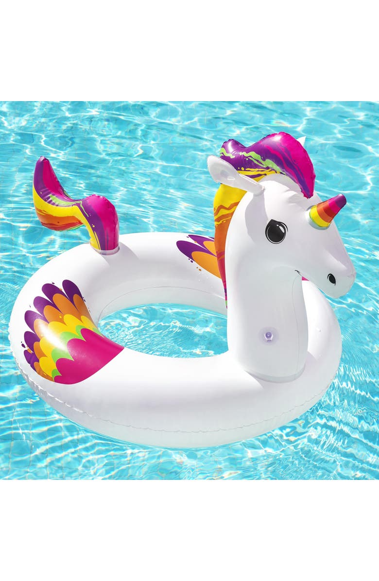 H2OGO! 100% Fantasy Unicorn Swim Tube, Alternate, color, Multicolored