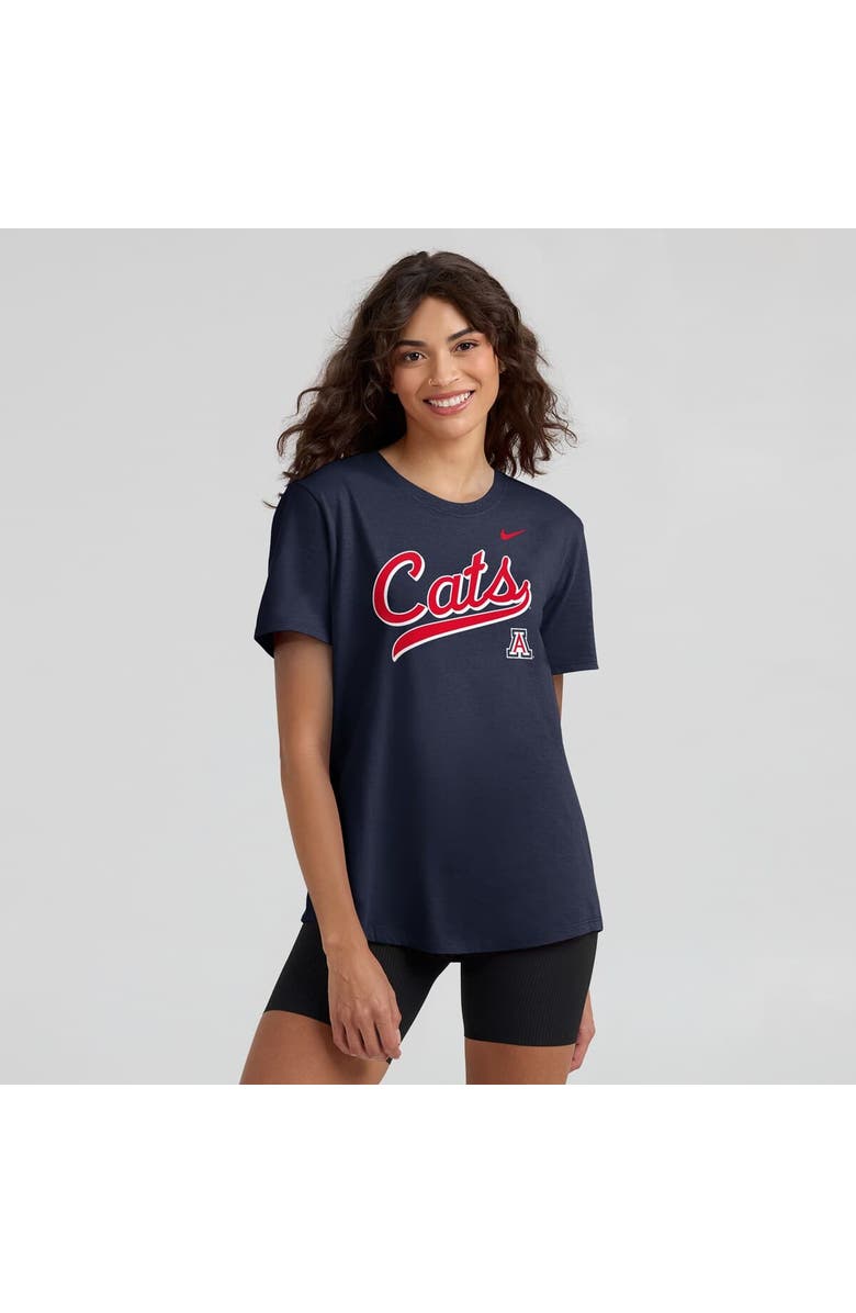 Nike Women's Nike Navy Arizona Wildcats Local Script T-Shirt, Alternate, color,