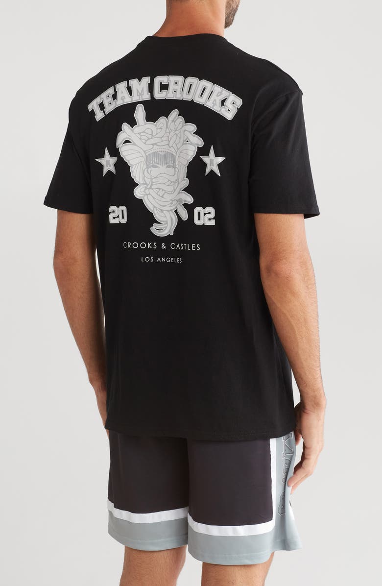 CROOKS AND CASTLES Medusa Graphic T-Shirt, Alternate, color,