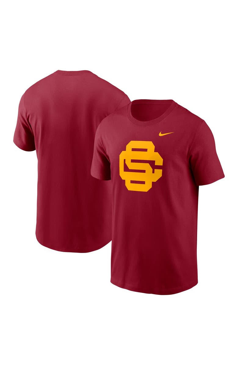 Nike Men's Nike Cardinal USC Trojans Baseball Logo T-Shirt, Main, color, Cardinal