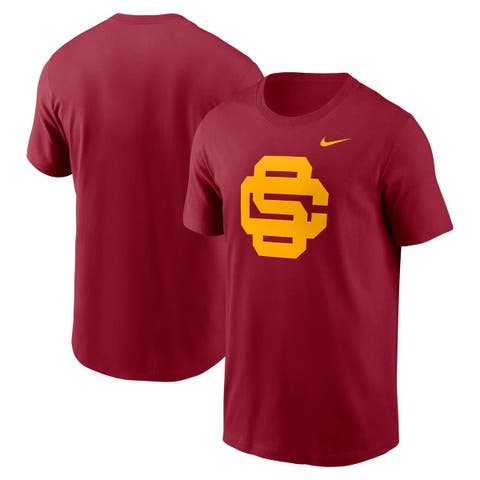 Men's Nike Cardinal USC Trojans Baseball Logo T-Shirt