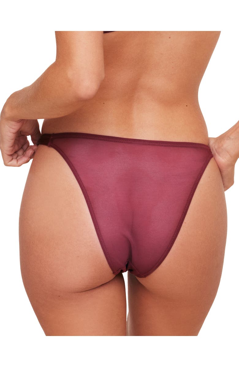 Adore Me Dianna Brazilian Panties, Alternate, color, Novelty Pink