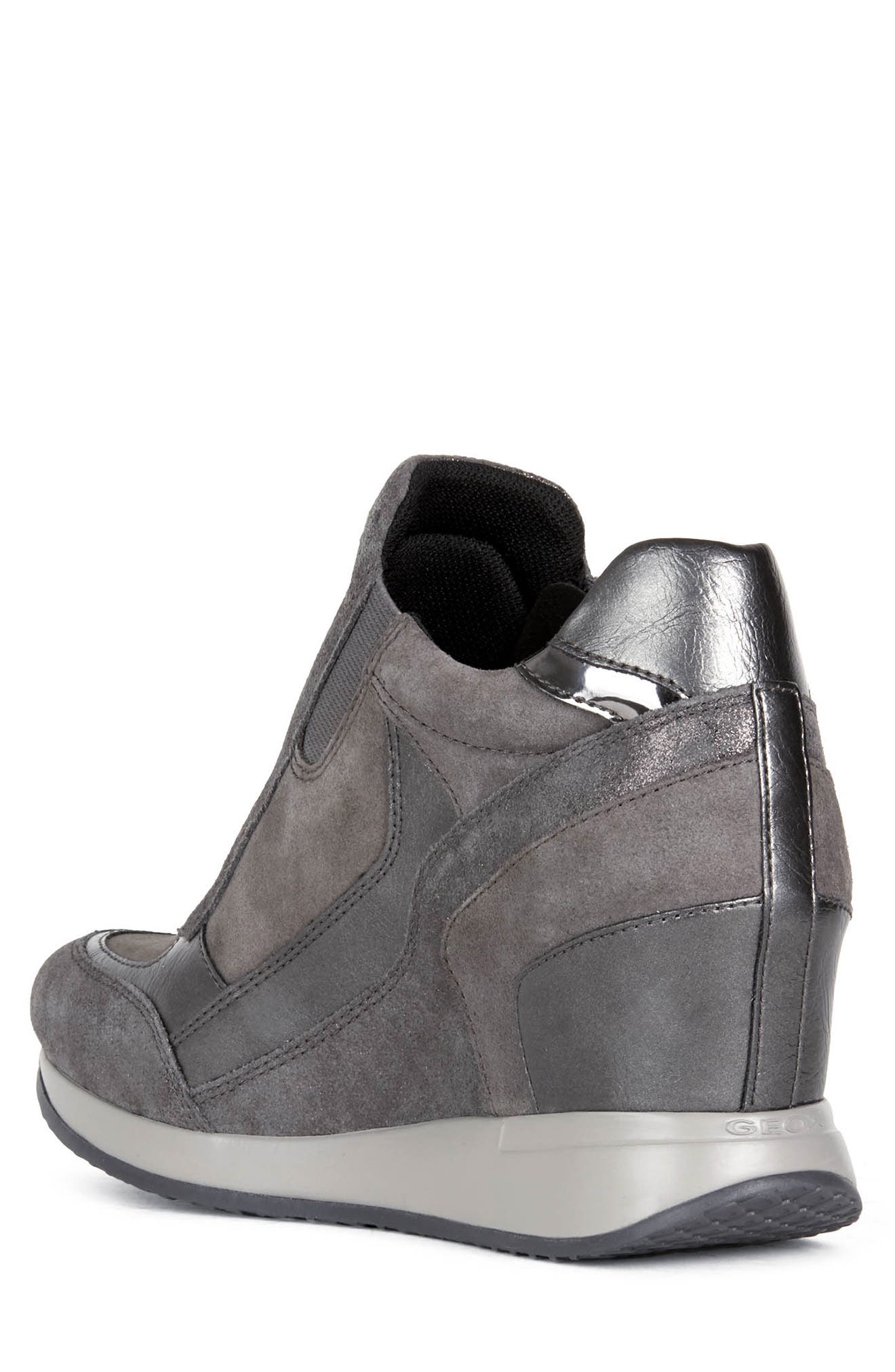 Geox Nydame Wedge Sneaker, Alternate, color, 