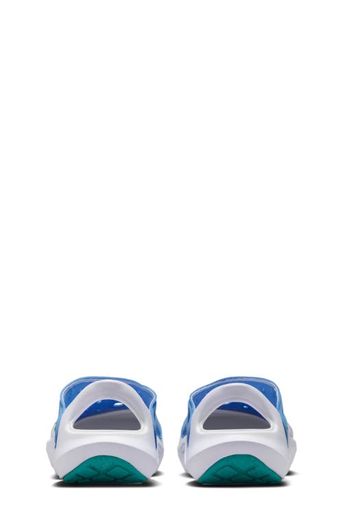 Nike Kids' Aquaswoosh Water Friendly Clog In Blue/white/dusty Cactus
