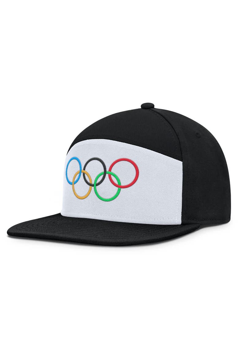 Men's Fanatics Black/White Olympic Games Ceremony Adjustable Hat, Alternate, color, Black