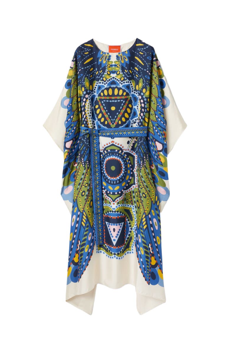 La DoubleJ Square Kaftan Chakra Placée Multicolor, Alternate, color, 