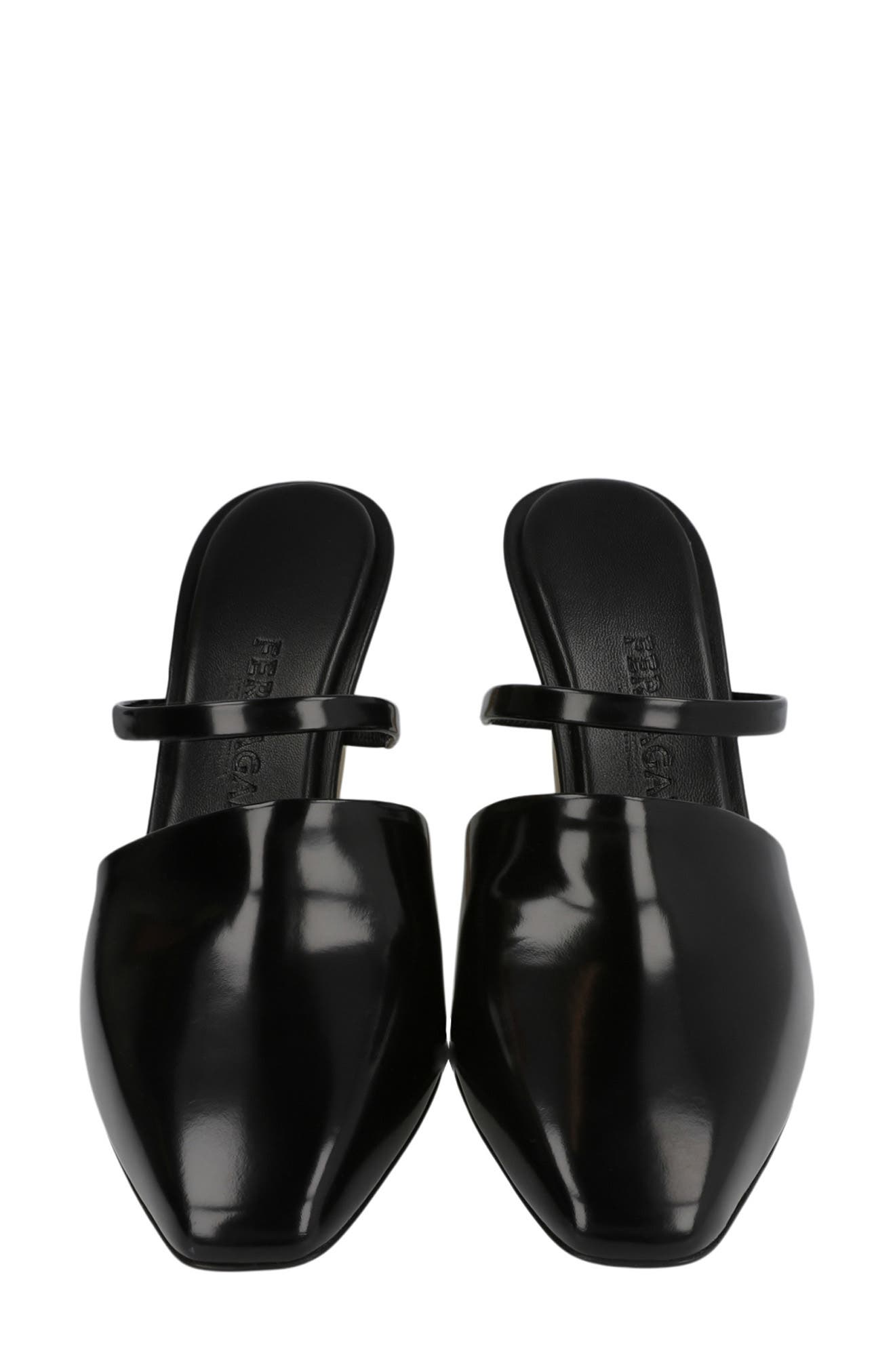 FERRAGAMO Gancini Heel Mule Pump, Alternate, color, 