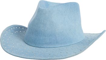 David & Young Rhinestone Embellished Cowboy Hat | Nordstromrack display picture 2