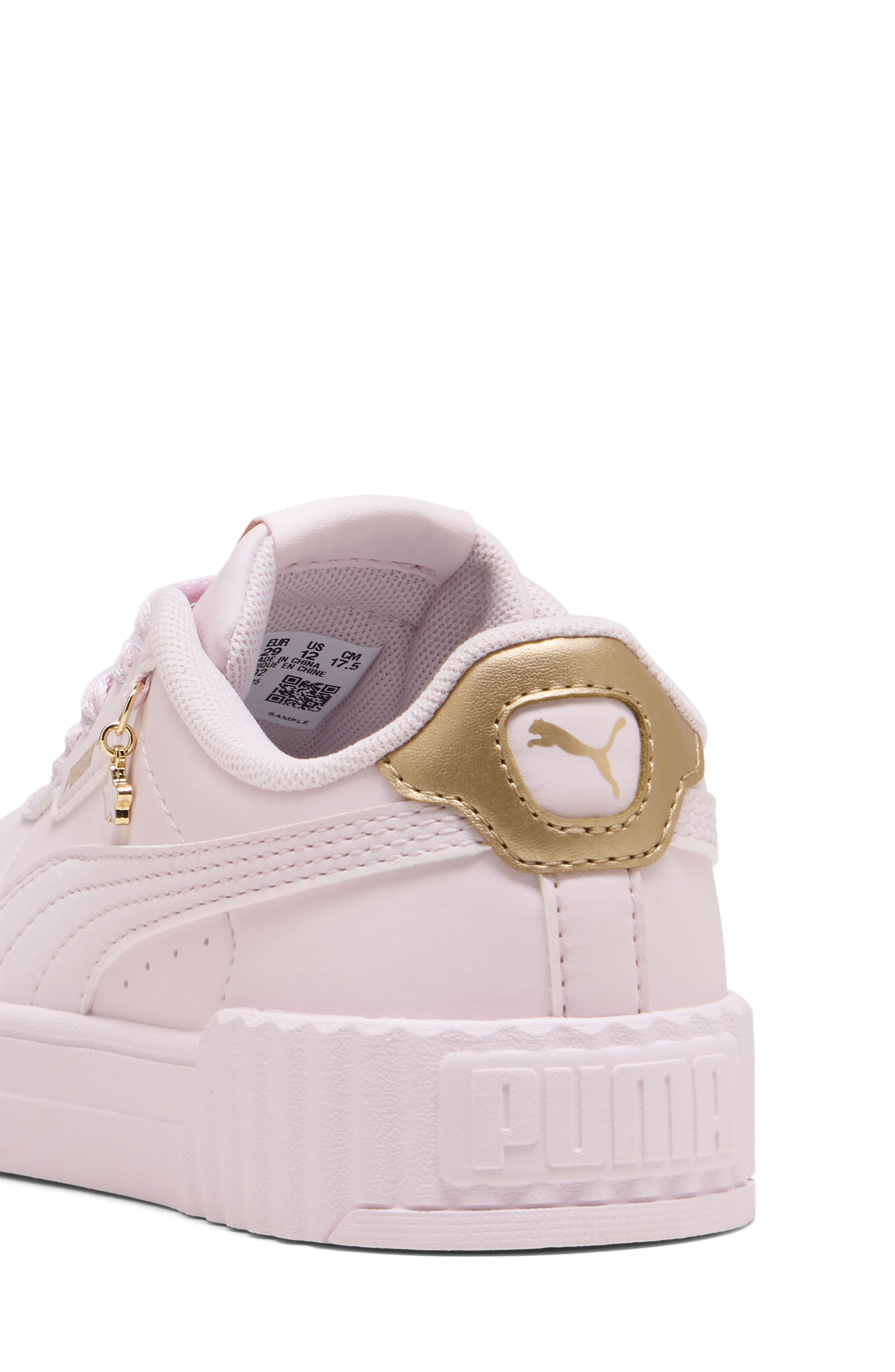 Kids' Carina 3.0 Charm Sneaker, Alternate, color, POWDER PINK/ PUMA GOLD
