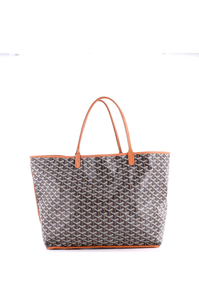 Pre-Owned Goyard Anjou Reversible Tote Coated Canvas GM, Alternate, color, Black