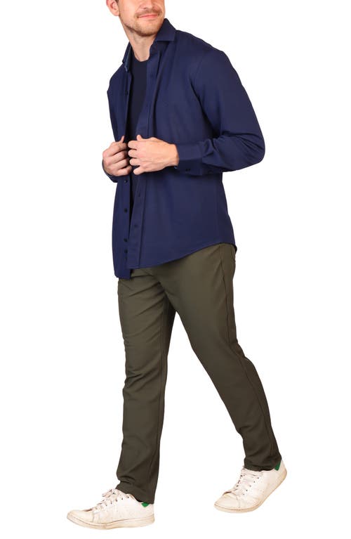 Tailorbyrd Five-pocket Performance Pants In Green