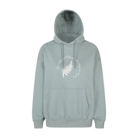 Fern Slogan Relaxed Fit Hoodie
