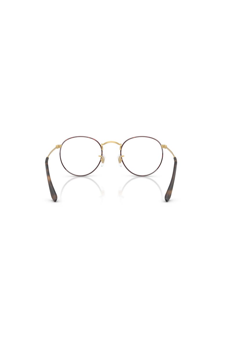47mm Round optical glasses, Alternate, color, Tortoise