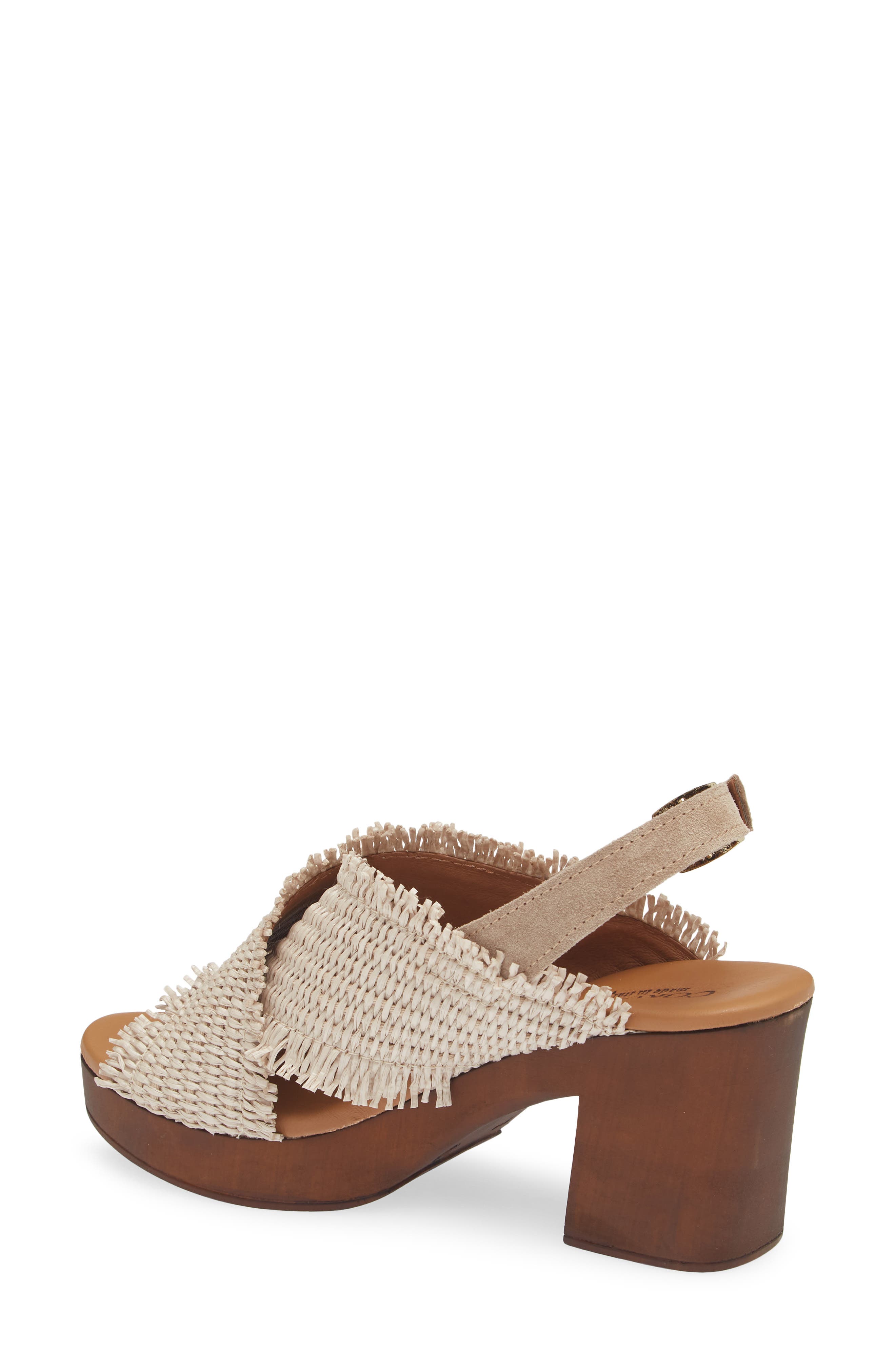 Cordani Wendy2 Raffia Crisscross Slingback Sandal, Alternate, color, Beige