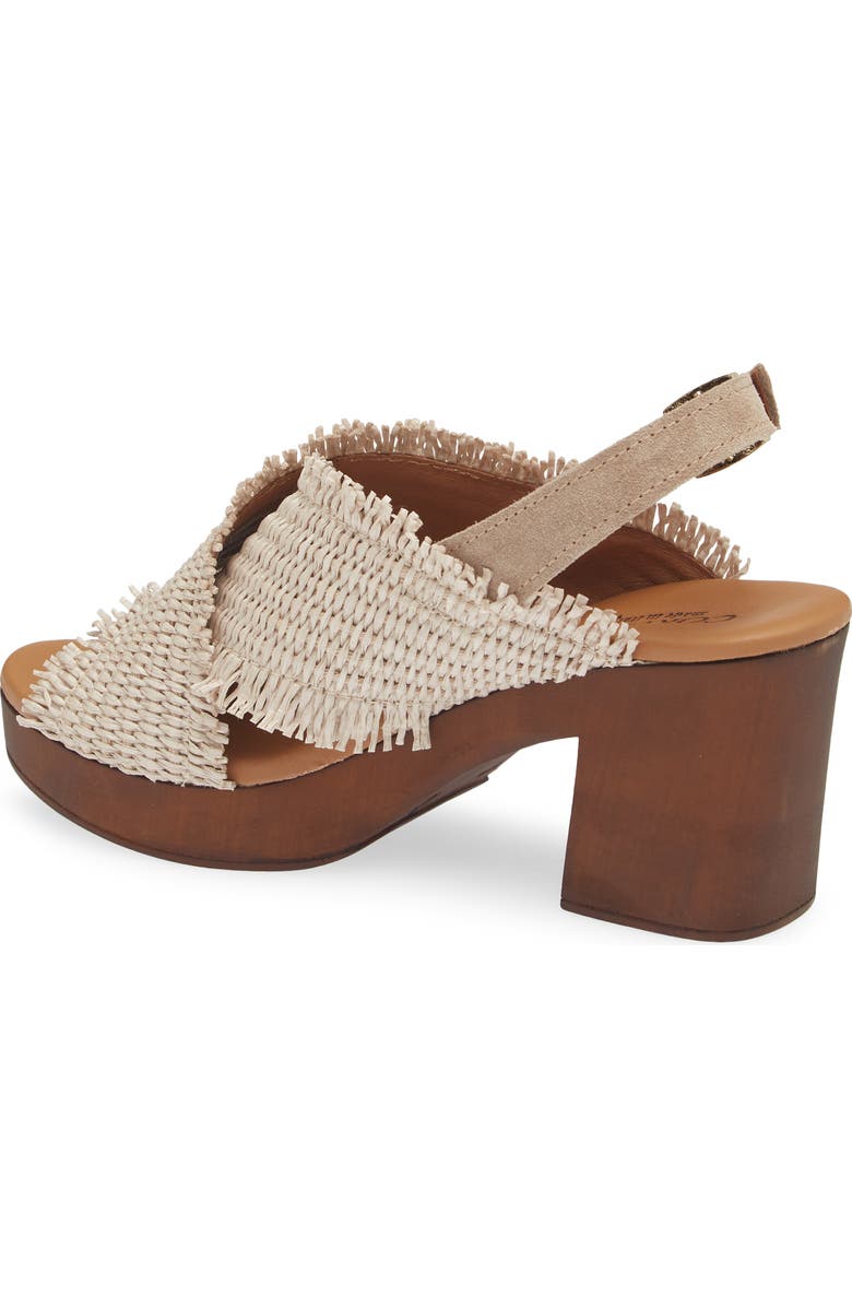 Cordani Wendy2 Raffia Crisscross Slingback Sandal, Alternate, color, Beige