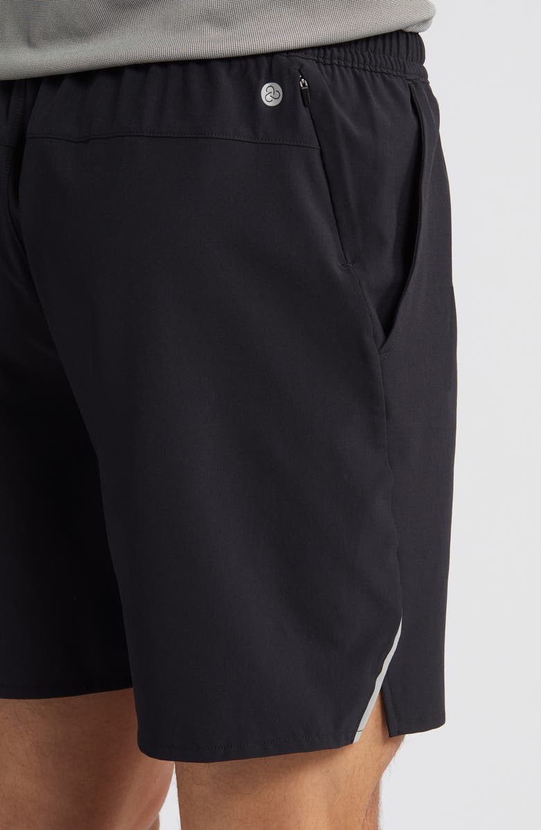 Zella Performance Run Shorts, Alternate, color, Black