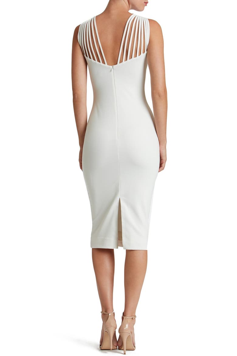 Gwen Midi Dress, Alternate, color, IVORY
