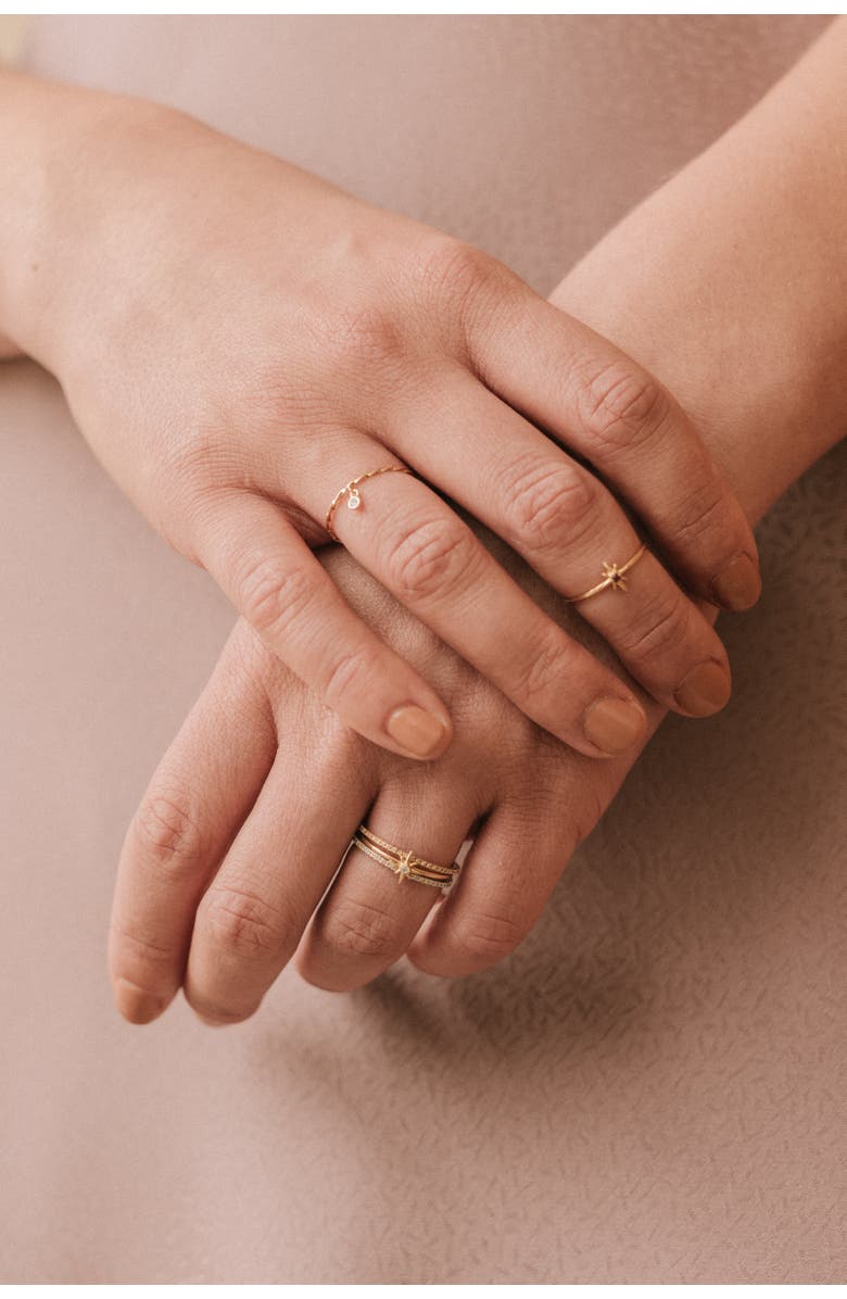 ELLIOT YOUNG 14K North Star Ring, Alternate, color, Ruby