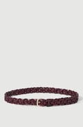 Brunello Cucinelli Leather braided belt