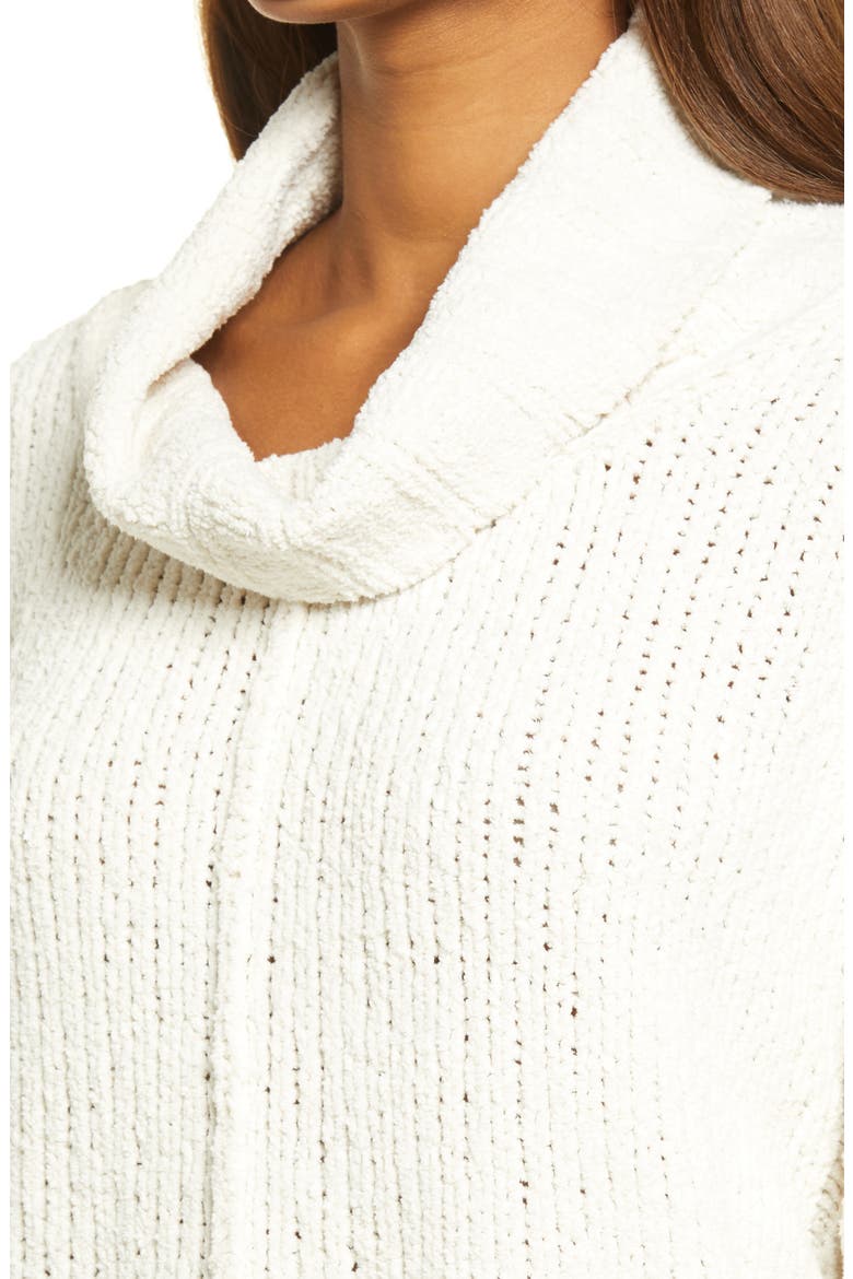 Be Yours Cowl Neck Sweater, Alternate, color, VANILLA BEAN
