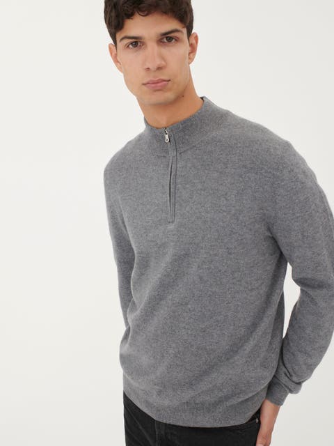 Timeless Half-Zip Cashmere Sweater