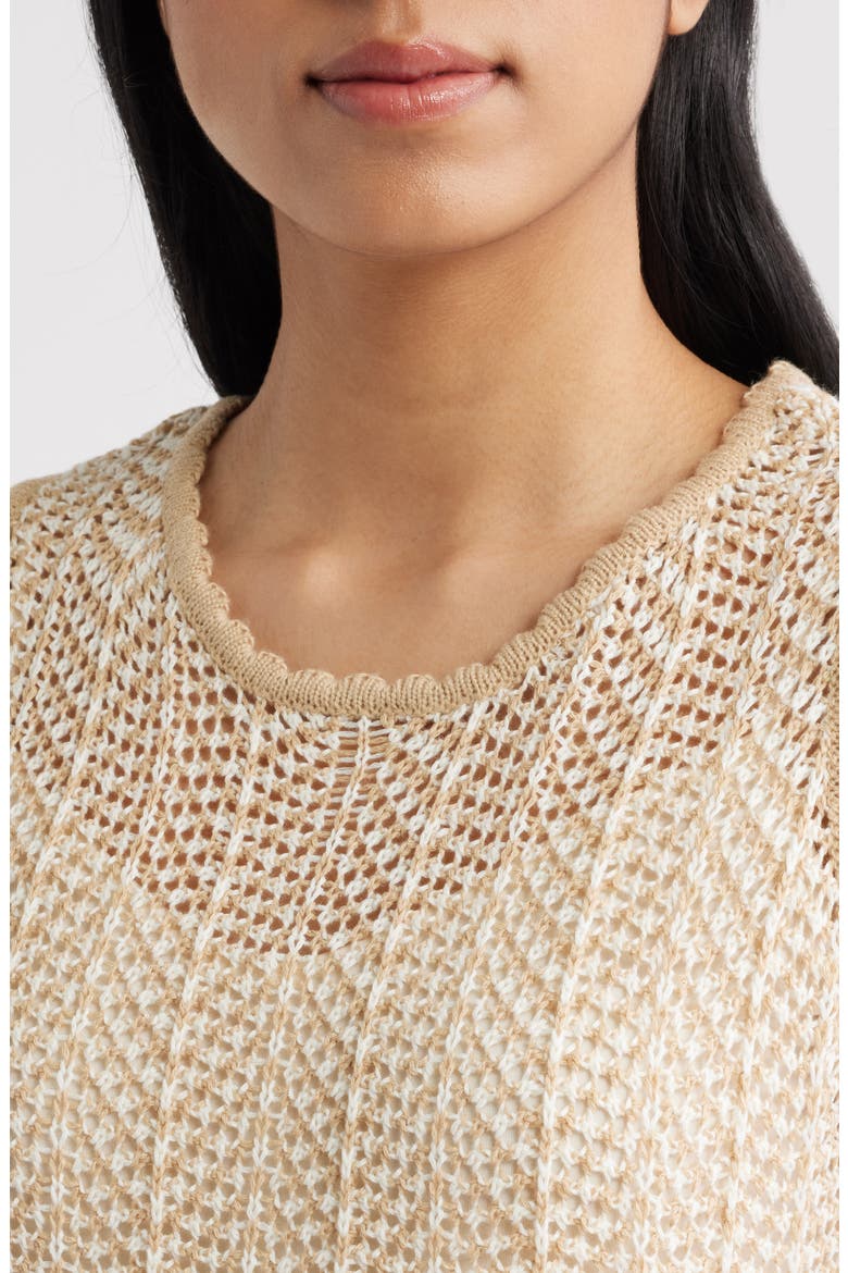 Open Stitch Sweater Tank, Alternate, color, JUTE