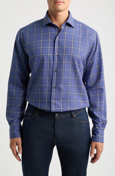 Preston Performance Flannel Button-Up Shirt