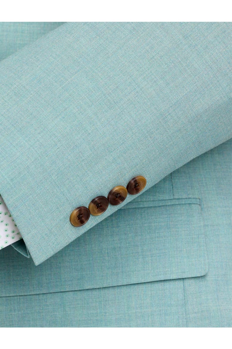 Big & Tall Machine Washable Suit Jacket, Alternate, color, TEAL