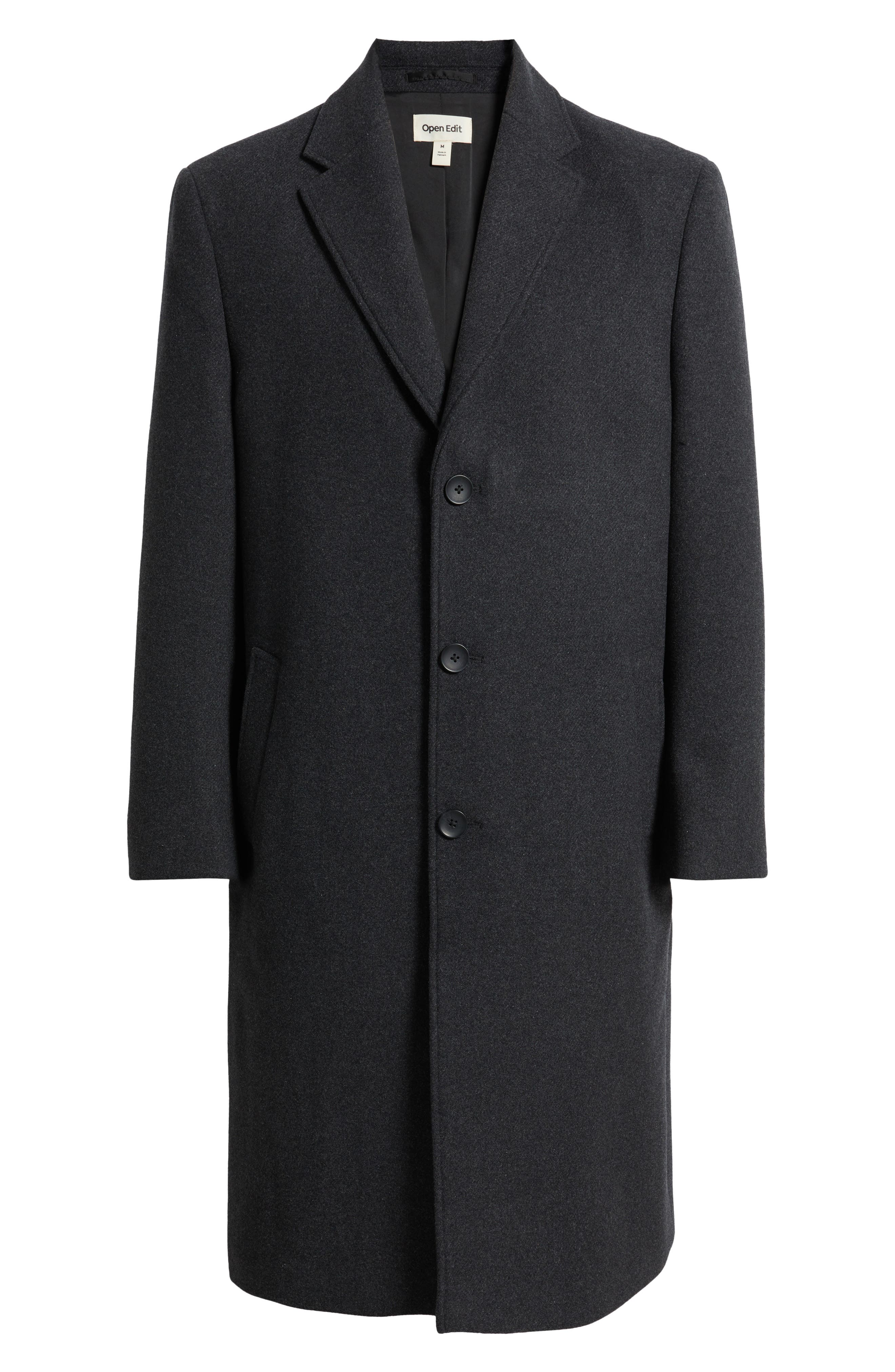 ジャケット・アウター Overcoat Wool Melton Overcoat Wool Blend Melton Overcoat (Men) | Nordstrom