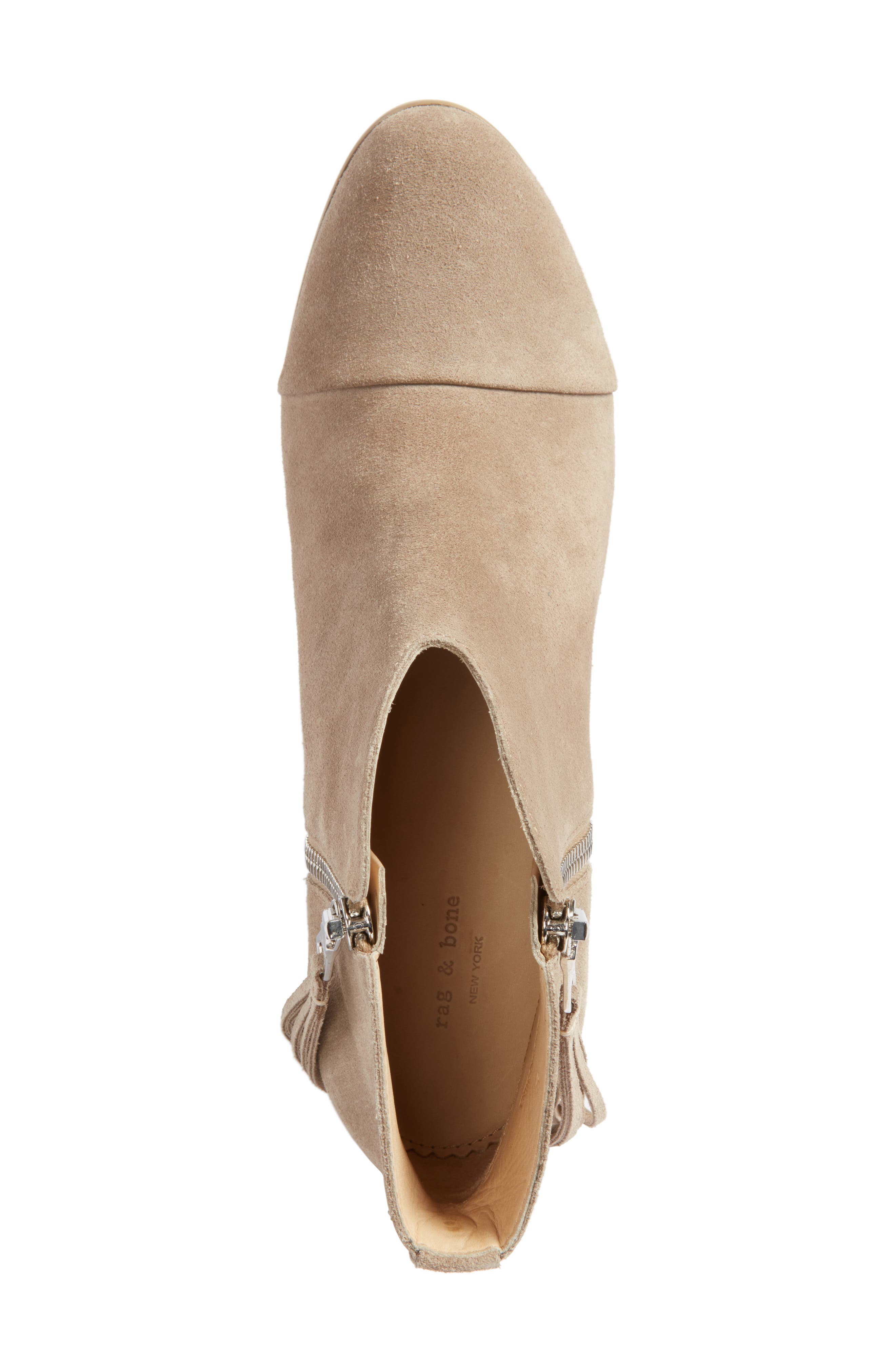 rag & bone Margot Fringe Cap Toe Bootie, Alternate, color, 