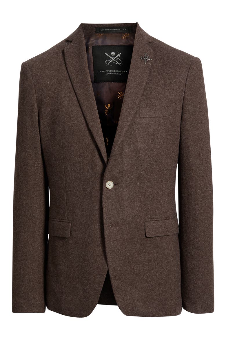 Varick Sport Coat, Alternate, color, BROWN