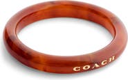 COACH Resin Logo Bangle