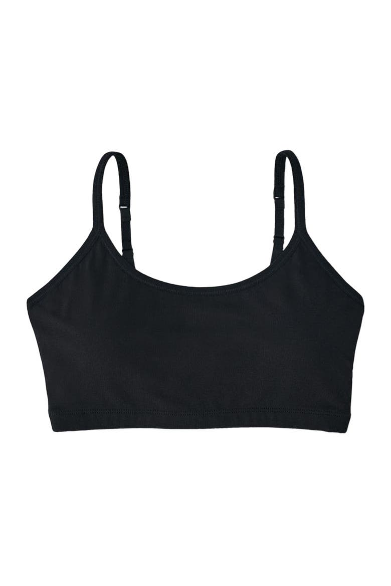 Everyday Strappy Scoop Bralette, Alternate, color, Black