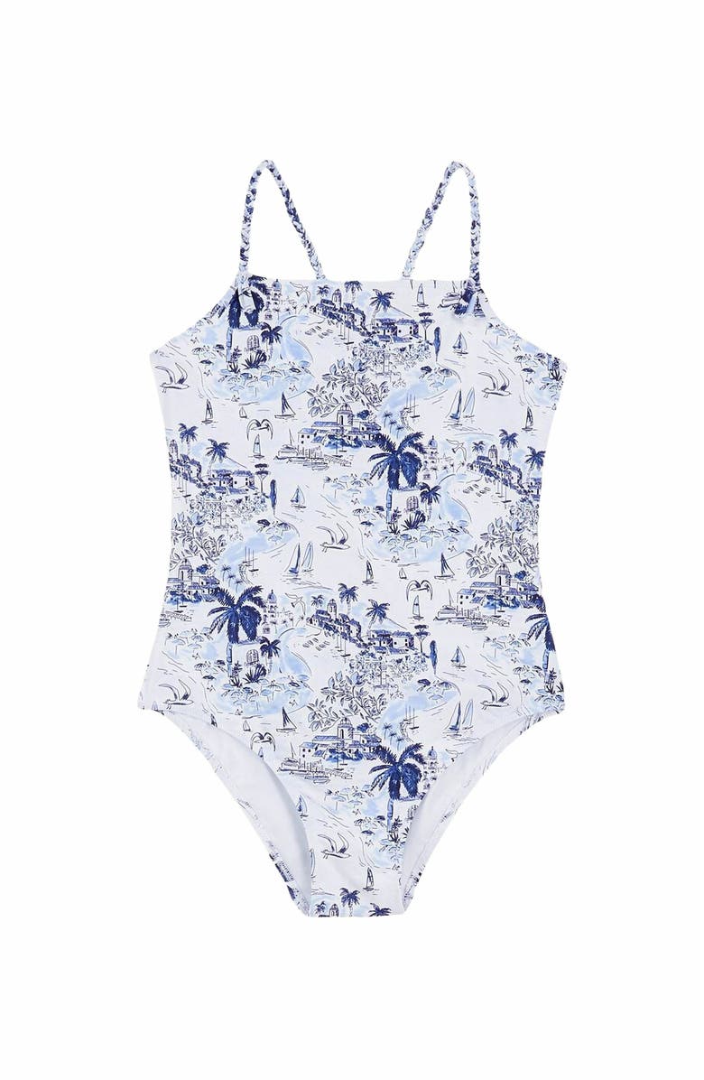 Vilebrequin Kids' Riviera One-Piece Swimsuit, Alternate, color,