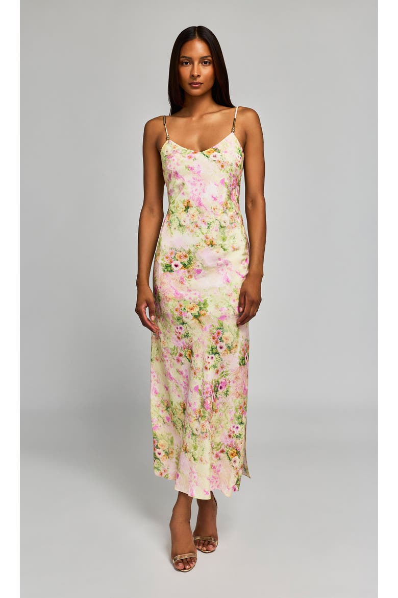 Marcella Floral Voile Dress, Alternate, color, Rose Cloud