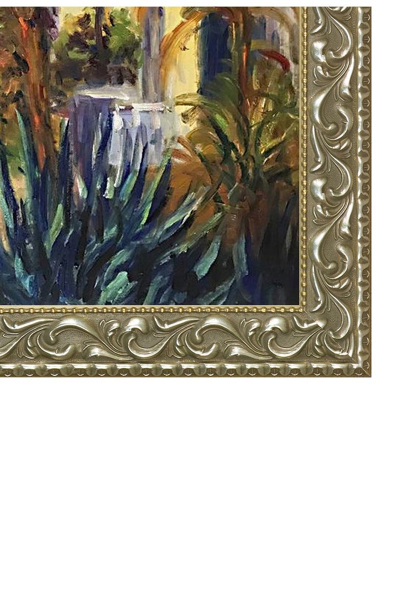 OVERSTOCK ART Villas at Bordighera by Claude Monet Framed Hand Painted Oil Reproduction - 25.5" x 29.5", Alternate, color,