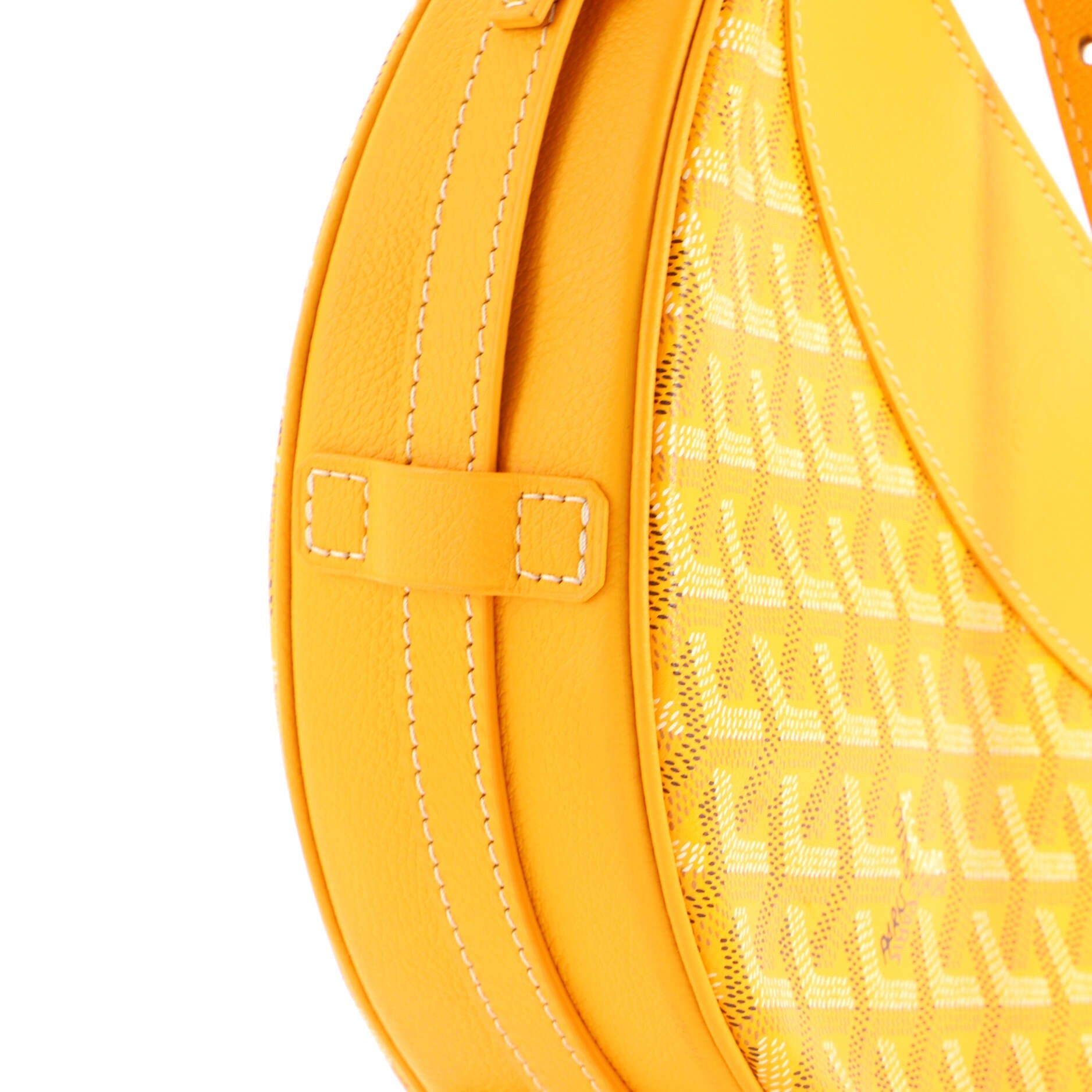 Pre-Owned Goyard Hirondelle Shoulder Bag Coated Canvas and Leather, Alternate, color, Orange
