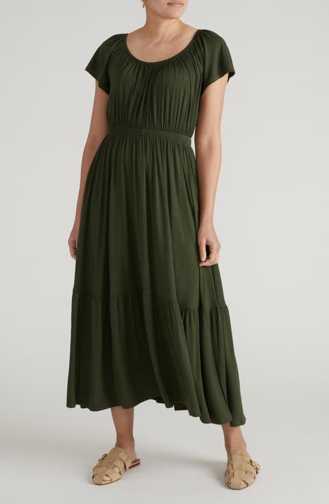 Liquid Jersey Maxi Dress