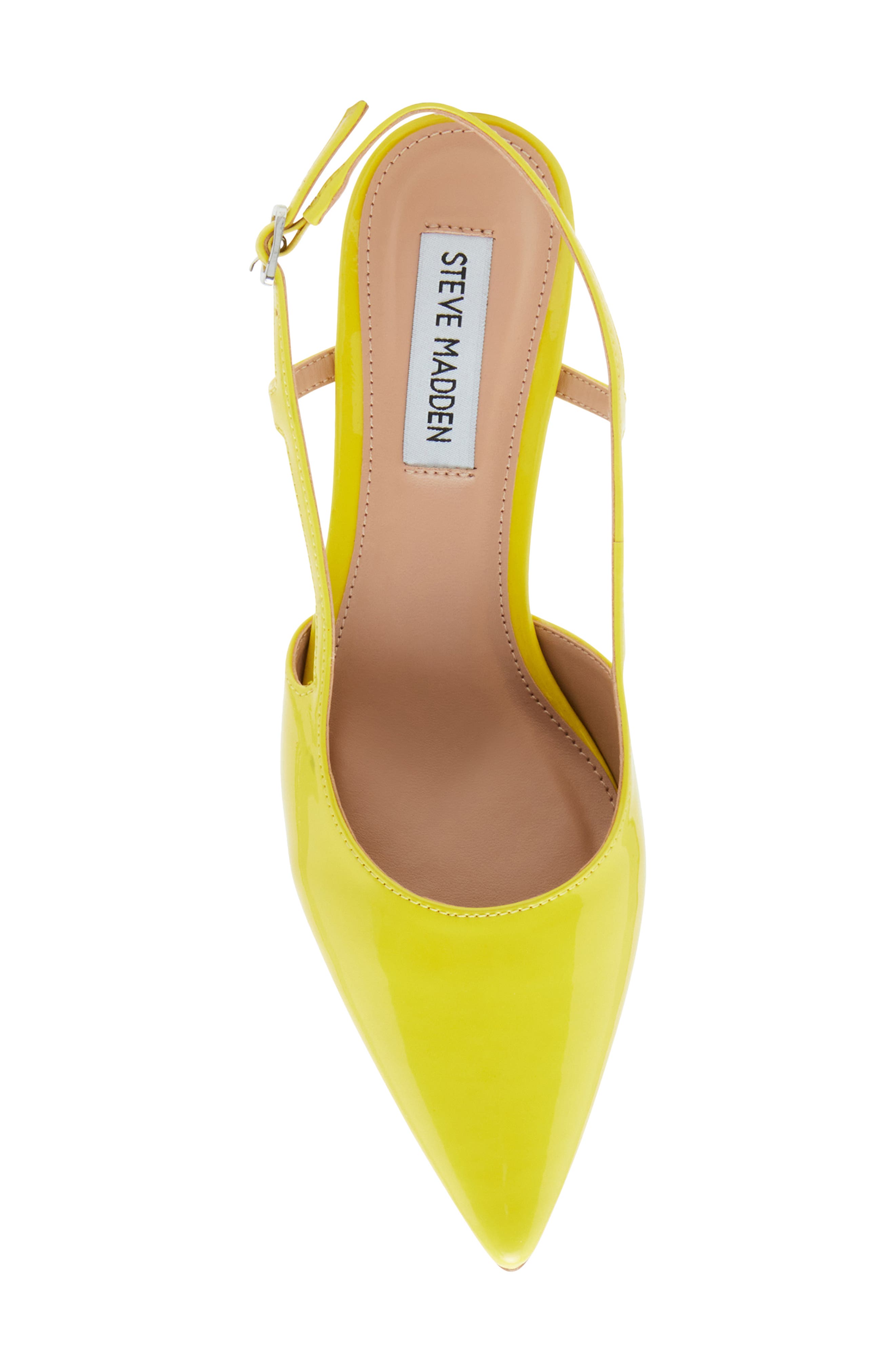 Legaci Kitten Heel Pointed Toe Pump, Alternate, color, YELLOW PATENT
